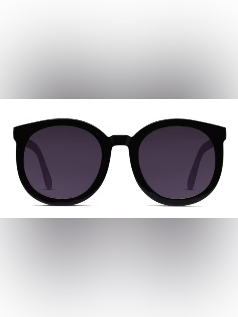 Karen Walker Vintage Super Duper Strength - Matte Black Frame, Dark Lenses